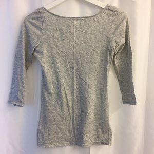 CLUB MONACO Boatneck Low Back Top